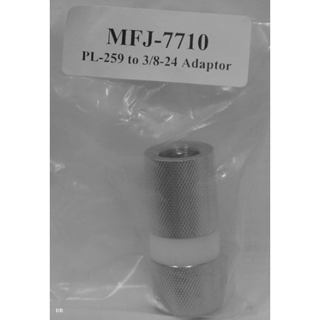 MFJ-7710 PL male to 3/8-24 female adapter