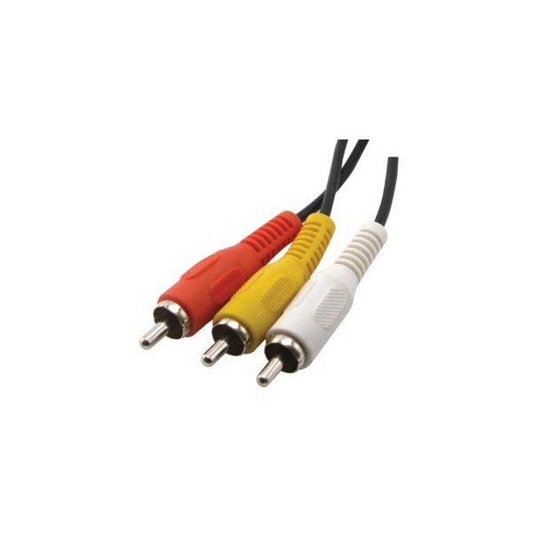 Audio cable 3 RCA M/M plugs Audio cable 3 RCA M/M plugs - 3 m