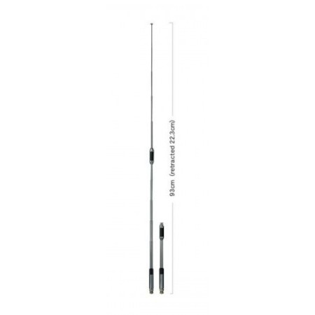 Diamond RH-770 Teleskopantenne VHF/UHF HIGH GAIN BNC-ANSCHLUSS 93 cm