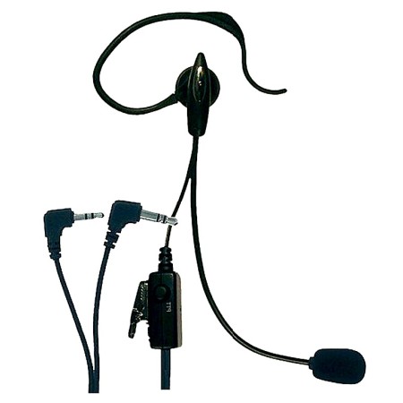 ALBRECHT AE/30 Headset microphone with PTT and VOX for Midland