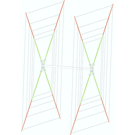 Statut QUAD : 2 StQ 5, cubique 2 éléments 5 bandes