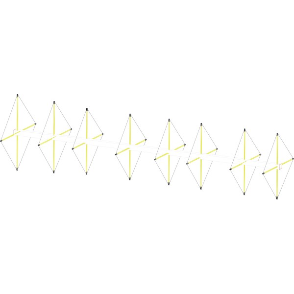 QUAD-Status: 8 StQ 144, kubisch 8 Elemente 144 MHz