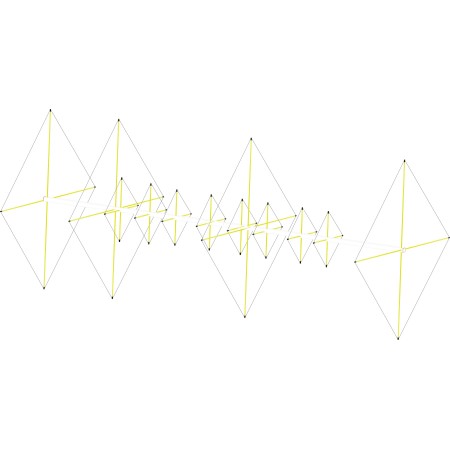 Statut QUAD : 4/8 StQ 50/144, cubique 4 éléments 50 MHz et 8 éléments 144 MHz