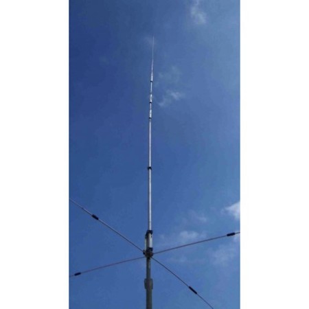 Prosistel PST-152VC Antenne verticale multibande piégée avec radiales rigides chargées.