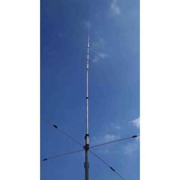 Prosistel PST-152VC Antenne verticale multibande piégée avec radiales rigides chargées.