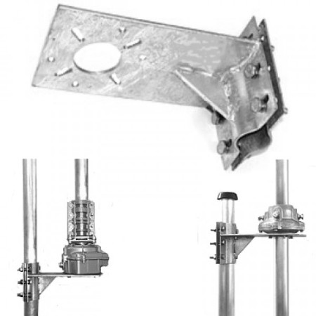 HRS GPF-60 Rotor- und Lagerträger, Polbefestigung 50-70 mm