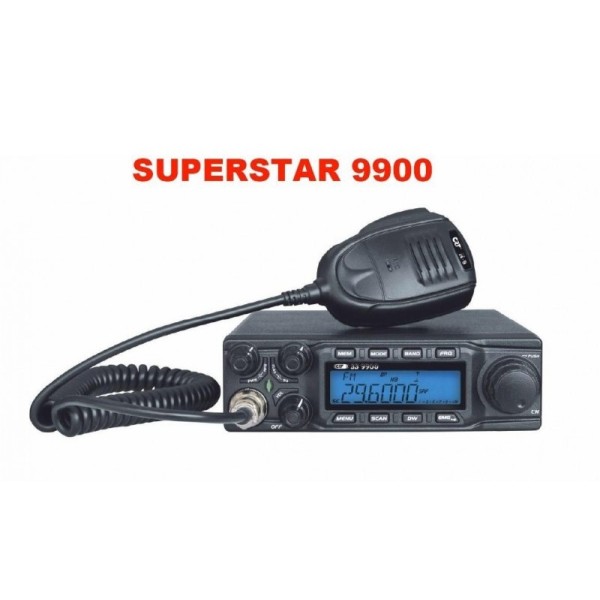 SUPERSTAR SS-9900 v4 CRT - Émetteur-récepteur HF/CB AM/FM/SSB