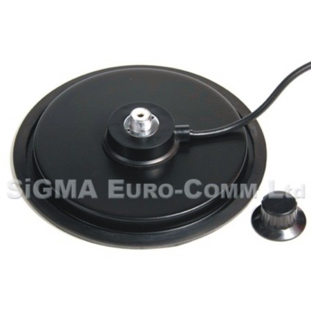 ECO-ANTENNEN-MAGNETBASIS 180 mm TURBO-MAG-HALTERUNG mit PL-Buchse SO239 und Kabel