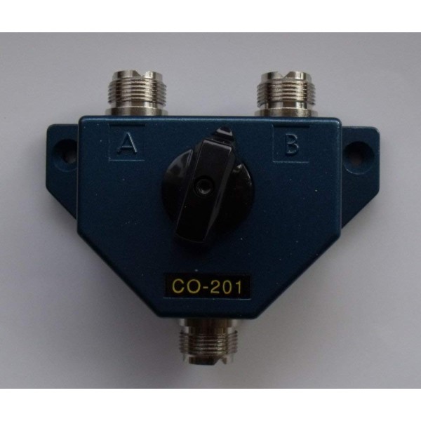 CO-201 2-WAY ANTENNA SWITCH SO-239 connectors