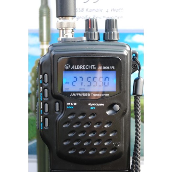 Albrecht AE 2990 RTX CB/10/11/12 meters portable AM-FM-SSB approved expandable