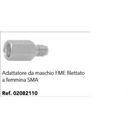 ADAPTER FROM FME MALE THREADED TO SMA FEMALE