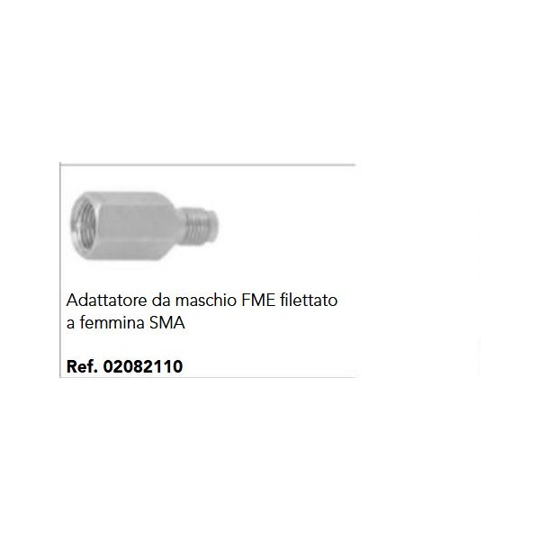 ADATTATORE DA MASCHIO FME FILETTATO A FEMMINA SMA