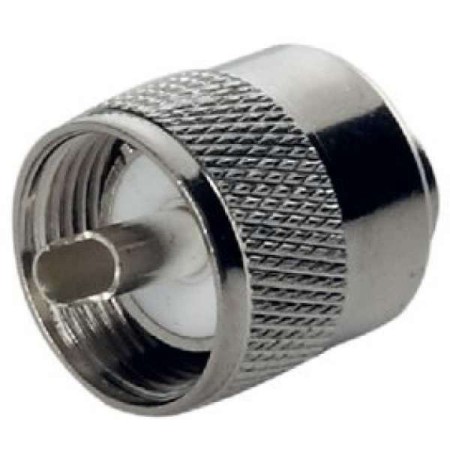 PL 259 UHF CONNECTOR for RG-58 and 5 mm cables. Teflon insulation