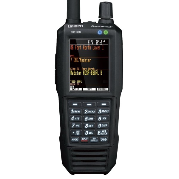 UNIDEN SDS100ED – Analog-Digital-Scanner 25–1300 MHz mit DMR-Dekodierung