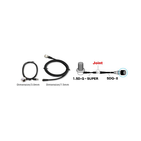 DIAMOND SLM-200 2 meter cable on the antenna side for mid-roof modular system