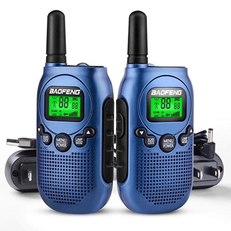 BAOFENG T6 - paire RTX PMR 446 couleur bleu