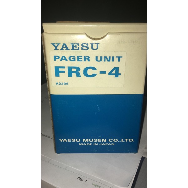 UNITÉ DE PAGER YAESU FRC-4