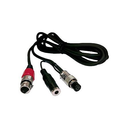 Câble adaptateur Heil Sound CC-1-K 4 broches XLR symétrique vers Kenwood 8 broches rond