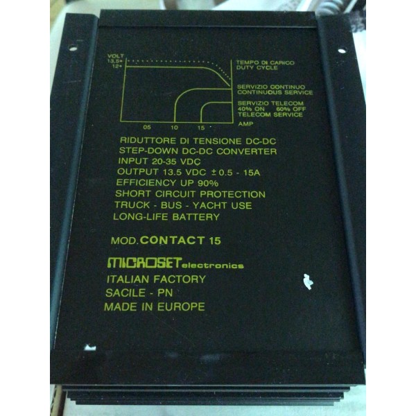 MICROSET CONTACT 15 Spannungsreduzierer von 26/35V auf 13,8 V 15 A