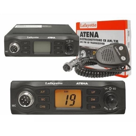 LAFAYETTE ATENA - 40 CH AM/FM CB OMOLOGATO - Ottimo per Camper e Fuoristrada