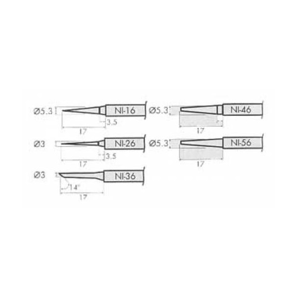 REPLACEMENT TIP N1-36 FOR LAFAYETTE SDD-9 SOLDERING STATION