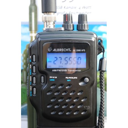 Albrecht AE 2990 RTX CB/10/11/12 meters portable AM-FM-SSB approved expandable