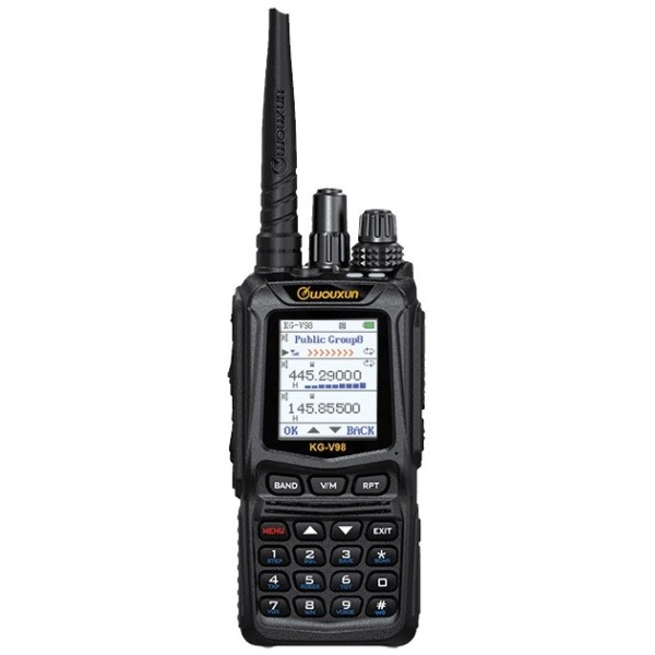 KG-V98 LTE - Easyptt Ricetrasmettitore TRIBANDA VHF/UHF analogica + 4 G LTE