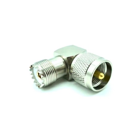 HRS MFPL90 - UHF to UHF Female Adapter, 90° Type