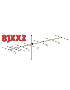 8JXX2 Antenna direttiva 144 Mhz