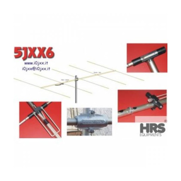 5JXX6 Antenna direttiva 50Mhz 5 elementi