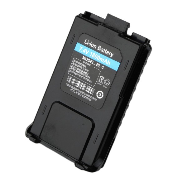 BF5 Batteria al lithio 1800 mAh Ricambio per Baofeng UV-5 UV-8 UV-9