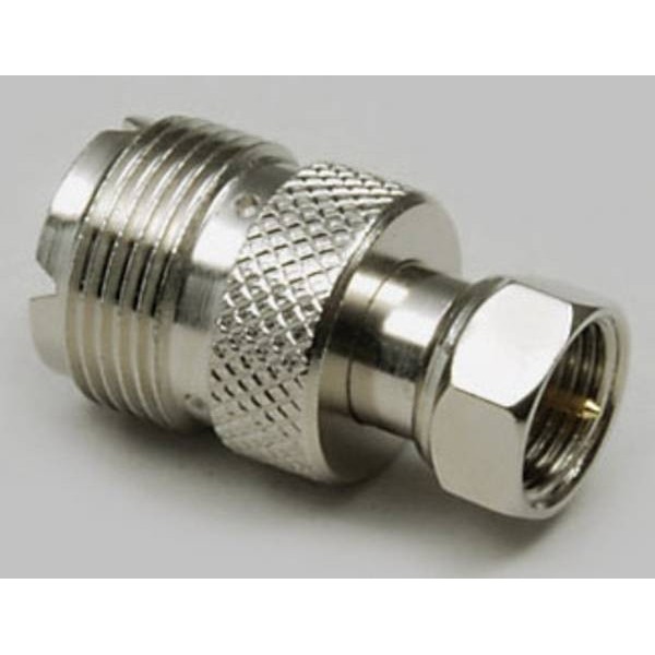 F male to SO239 UHF PL female adapter