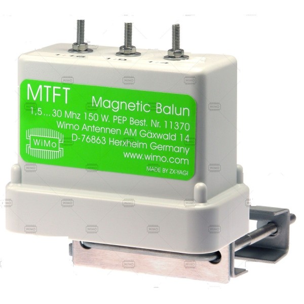 MTFT MULTI - Magnetic balun 1:4, 1:9 and 1:16 Watertight version for mast mounting