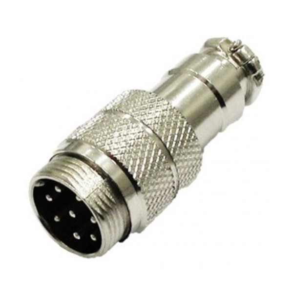 8 POLE MALE FLYING MICROPHONE CONNECTOR