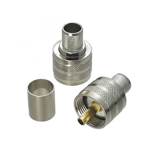 PL RG-213 CRIMP CONNECTOR Teflon insulation