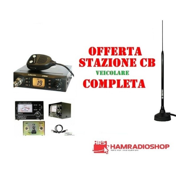 OFFERTA ATENA - Stazione CB Veicolare 40 ch. AM/FM Completa!!!