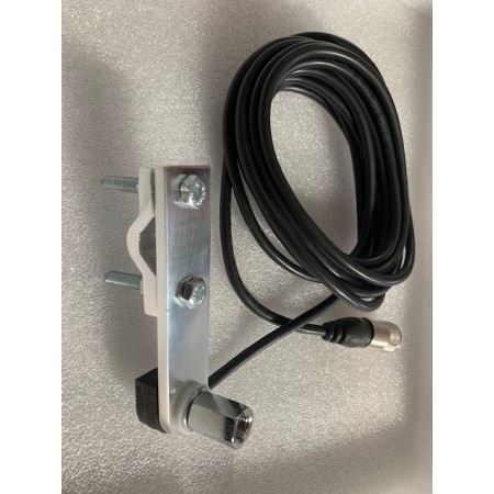 HRS-341T - Antenna bracket for roof racks or tubulars with 3/8" thread + 4 m. RG-58 PL connection