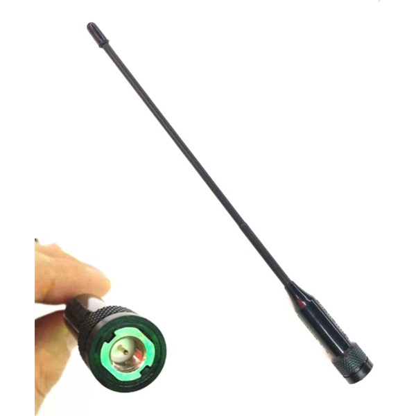 HRS WXN 1s- Antenna bibanda ricambio per kG-UVD1P KG-UV2D KG-UV6D - Connettore SMA Maschio