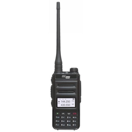 Polmar DB-5MKII Ricetrasmettitore bibanda 144/430 MHz con auricolare microfono