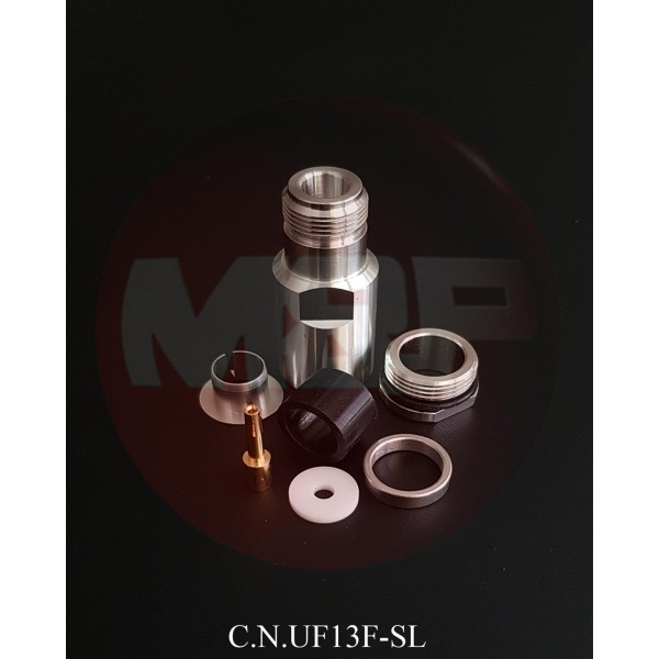 CNUF13F-SL - Professional N female connector for 13 mm cables