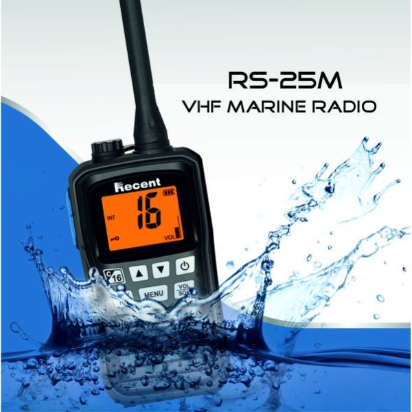 RECENT RS-25M – Schwimmender tragbarer Marine-Transceiver, IP67