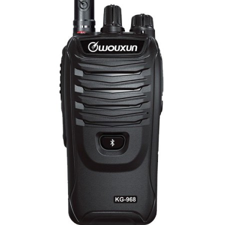 Wouxun KG-968 BLT - Ricetrasmettitore portatile professionale VHF 66-88 MHz con Bluetooth