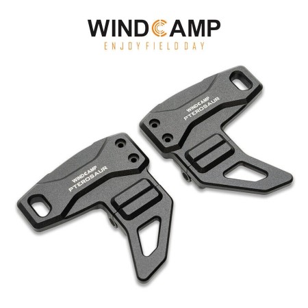 Windcamp PTEUROSAUR - Support avec pieds pliables pour Yaesu FT-817 et FT-818 QRP