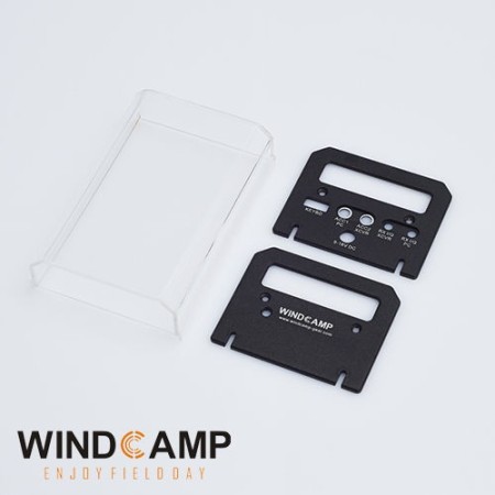 Windcamp KX3 SHIELD - Kit d'écran de protection, poignées de rack, dissipateur thermique, sac en toile pour ELECRAFT KX3 QRP