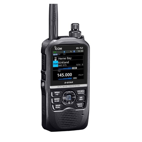 ICOM ID-52E D-STAR dual band portable transceiver