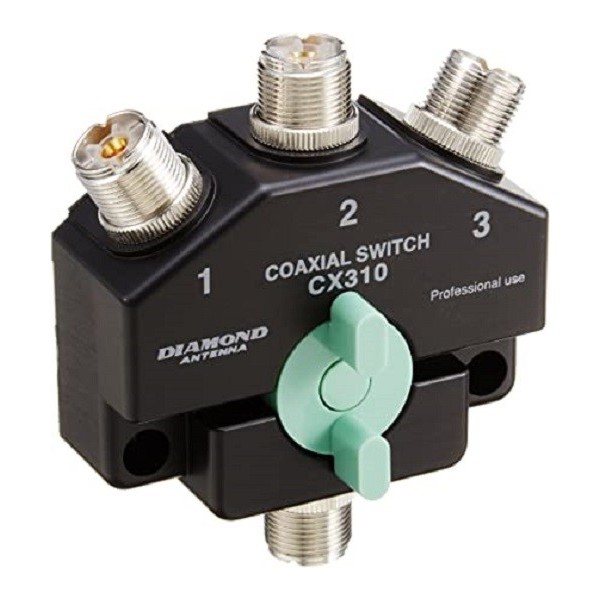 Diamond CX-310A 3-way antenna switch SO239 connectors (UHF)