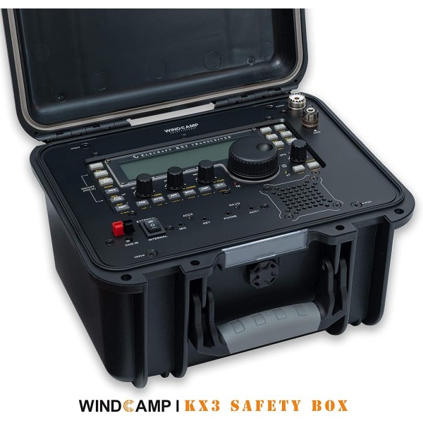 Windcamp Safety Portable Box + Batteriefach für Elecraft KX3