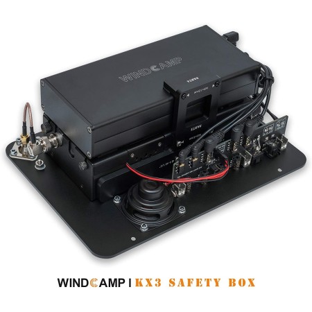 Boîte portable de sécurité Windcamp + boîtier de batterie pour Elecraft KX3