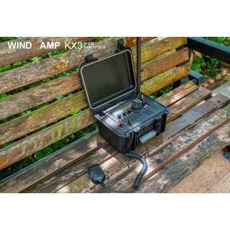 Boîte portable de sécurité Windcamp + boîtier de batterie pour Elecraft KX3