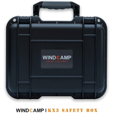 Boîte portable de sécurité Windcamp + boîtier de batterie pour Elecraft KX3